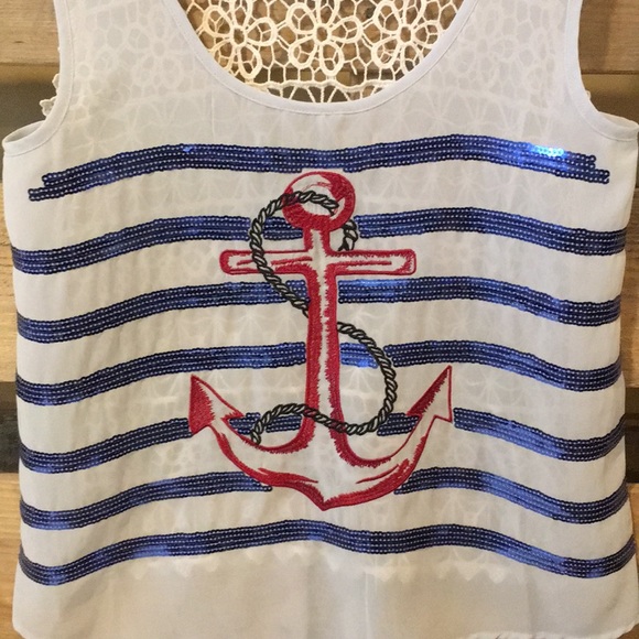 Crochet Anchor Tee - Picture 2 of 4